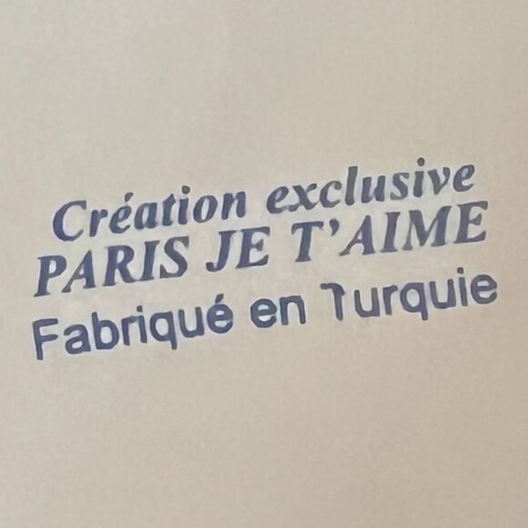 PARIS JE T’ AIME (PARIS I LOVE YOU) BONJOUR Blue Rooster Coffee Mug - Picture 15 of 15